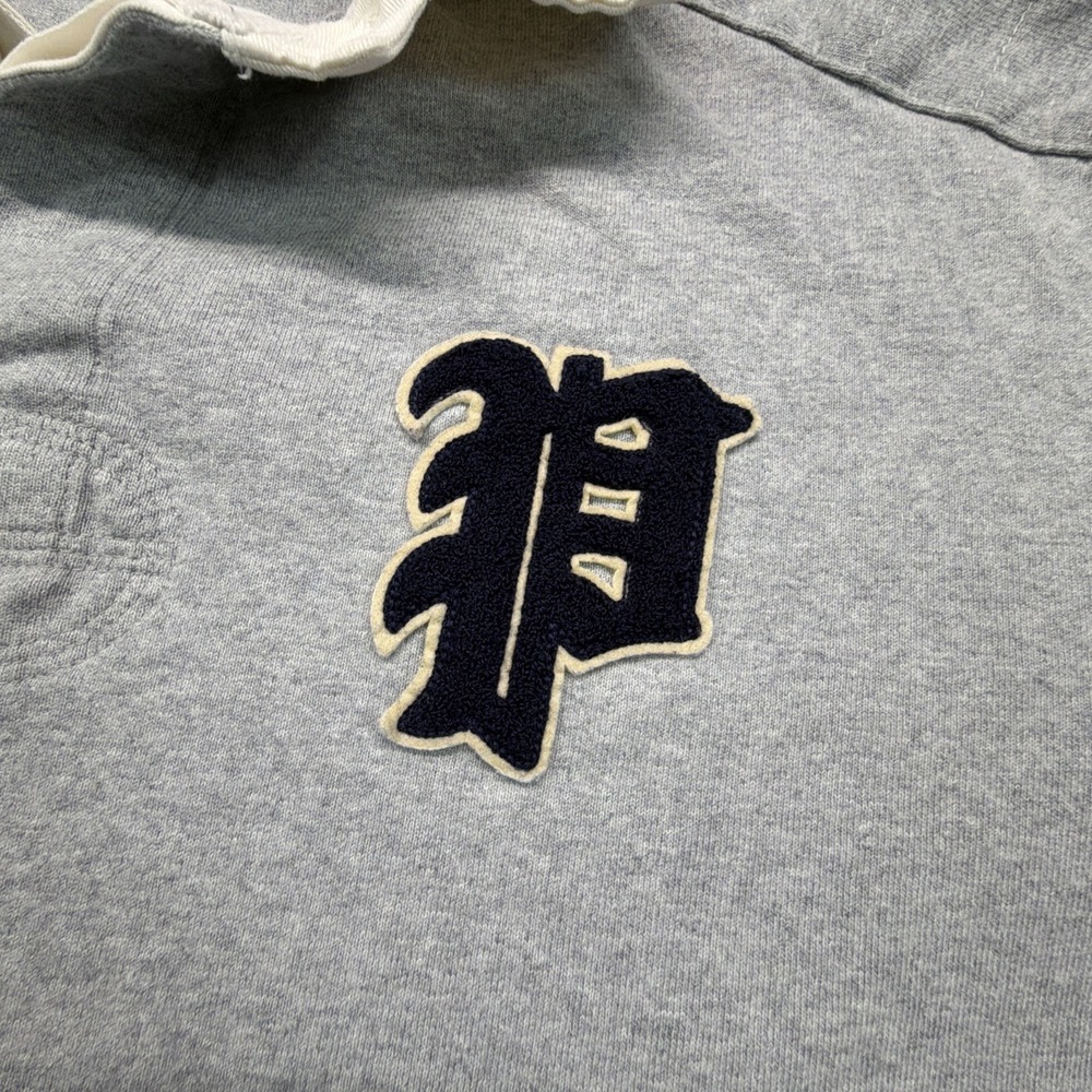 Polo Ralph Lauren Rugby Shirt 2XL Tall Letterman Varsity Padded Shoulders Elbows - Picture 4 of 7